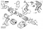 Bosch 3 601 H61 T00 Gsr 14,4 Ve-2Li Cordless Drill Driver 14.4 V / Eu Spare Parts